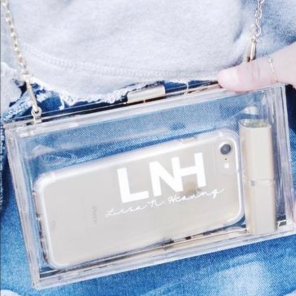 Stunning Acrylic Clutch/Crossbody Purse Brand New - Picture 4 of 4